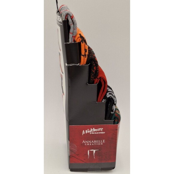 HORROR Casual Crew Socks Bioworld 6 Pk Sz 8-12 - Picture 8 of 10